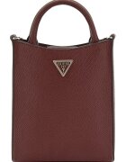 GUESS Чанта Gloriana от еко кожа с релеф Сафиано