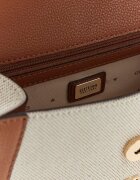 GUESS Чанта Karnilla с капаче Канелено кафяво/Крем