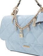 GUESS Чанта Libby с висулки Пастелносин