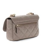 GUESS Чанта Libby с висулки Сиво-кафяв