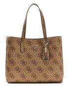 GUESS Чанта Meridian с монограм - Камел