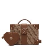GUESS Чанта P13W - текстил - кафява