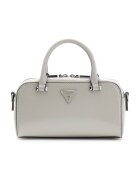 GUESS Чанта през рамо Arnela - Отделяща се регулируема презрамка - Off white