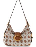 GUESS Чанта за рамо Camden с лого - Бежов