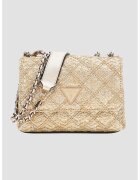GUESS Чанта за рамо Giully Mini - златна - 2 отделения - със защитен калъф