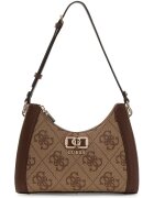 GUESS Чанта за рамо Karnilla от еко кожа с монограм - Камел