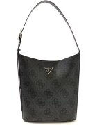 GUESS Чанта за рамо Meridian с монограм и несесер - Черен