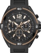 GUESS Часовник от неръждаема стомана с хронограф