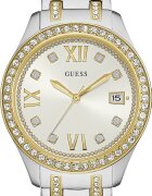 GUESS Часовник от неръждаема стомана с кристали