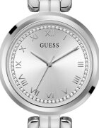 GUESS Часовник от неръждаема стомана с три стрелки