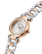 GUESS Часовник с кристали Rose Gold/Сребрист