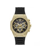 GUESS Часовник за мъже - Momentum GW0518G2 - кварцов - инокс