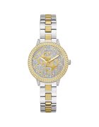 GUESS Часовник за жени - Micro Queen GW0944L3 - кварцов механизъм - иноксова рамка