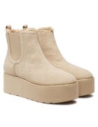 GUESS Дамска чанта - Екологична кожа - Бежов - Бежов