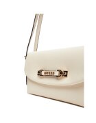 GUESS Дамска чанта Lefia - екологична - бяла - 30x25x10см