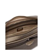 GUESS Дамска чанта Meridian II - екологична - 7 отделения - черна