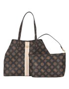 GUESS Дамска чанта - модел Vikky - HWHB69-95240 - кафява
