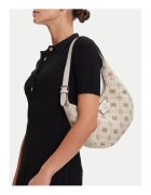 GUESS Дамска чанта Neda OFF WHITE - текстилен материал - универсални размери