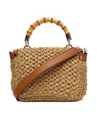GUESS Дамска чанта Siria Natural/ - 32200 - от синтетичен материал