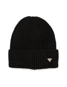 GUESS Дамска шапка - Черна - Метално лого 2722