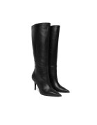 GUESS Дамски ботуши FLFGRS LEA11 естествена кожа черен