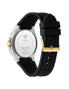 GUESS Дамски часовник GW0879L1 39 мм силиконова каишка черно/златисто кварцов механизъм водоустойчив на 3 ATM