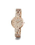 GUESS Дамски часовник модел GW0868L4 розово злато 31x34мм стоманена каишка кварцов механизъм