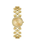 GUESS Дамски часовник U1425L2M - 28мм - стомана - златист