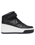GUESS Дамски кецове FLFRUKELE12 - екологична кожа - черни