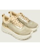 GUESS Дамски кецове Runit - бежови - с връзки - платформа 3 см