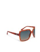 GUESS Дамски слънчеви очила Blonde Havana/Gradient Green - 57мм