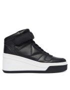GUESS Дамски спортни обувки - FLFRUKELE12 - екологична кожа - черни