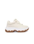 GUESS Дамски спортни обувки - маратонки Cream - екологични