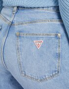 GUESS Дънки Mom-Fit над глезена със захабен ефект Лавандула