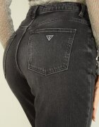 GUESS Дънки Mom над глезена Tъмносив