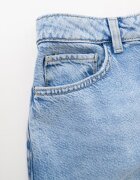 GUESS Дънкова пола с лиосел и шлиц отзад Светлосин