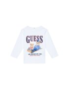 GUESS Детска блуза бял