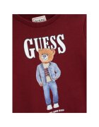 GUESS Детска блуза памук Bordeaux