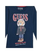 GUESS Детска блуза тъмносиня