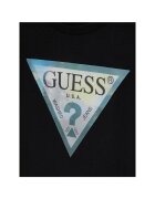 GUESS Детска тениска черна памук. Черен