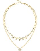 GUESS Двуредово колие от неръждаема стомана