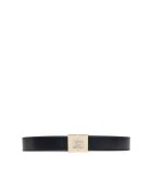 GUESS Естествена кожа Черна дамски колан жена Черен BW9158 P4335 дама