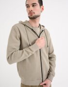 GUESS Фитнес худи с цип Зелени аспержи
