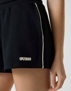 GUESS Фитнес шорти с връзка Черен