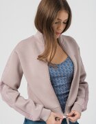 GUESS Фитнес суитшърт с цип Бледовиолетов