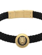 GUESS Гривна от неръждаема стомана и кожа