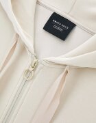 GUESS Худи с модал с цип Слонова кост