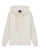 GUESS Худи с модал с цип - Слонова кост