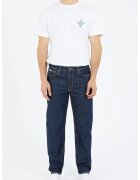 GUESS JEANS Дънки със средновисока талия и джобове - Тъмносин