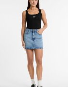 GUESS JEANS Дънкова пола с висока талия Светлосин